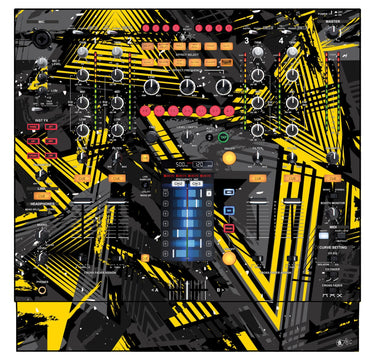Pioneer DJ DJM 2000 Skin Ridge Yellow